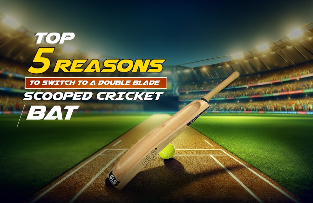 Double Blade Scooped Cricket Bat