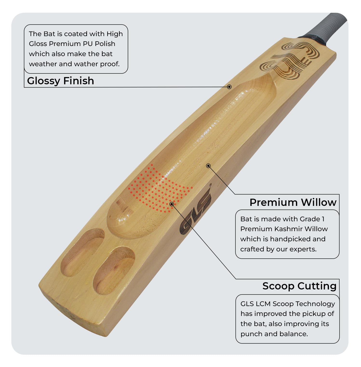 GLS Destroyer Engraved Scoop Bat