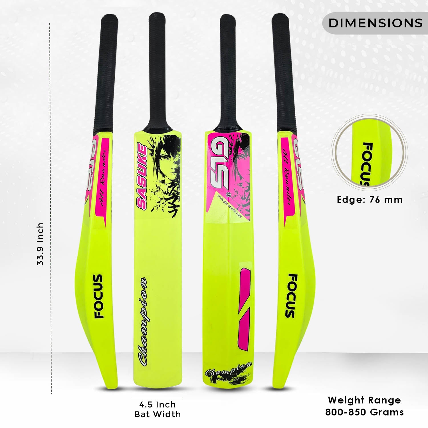 GLS Phantom F.Yellow Plastic Bat