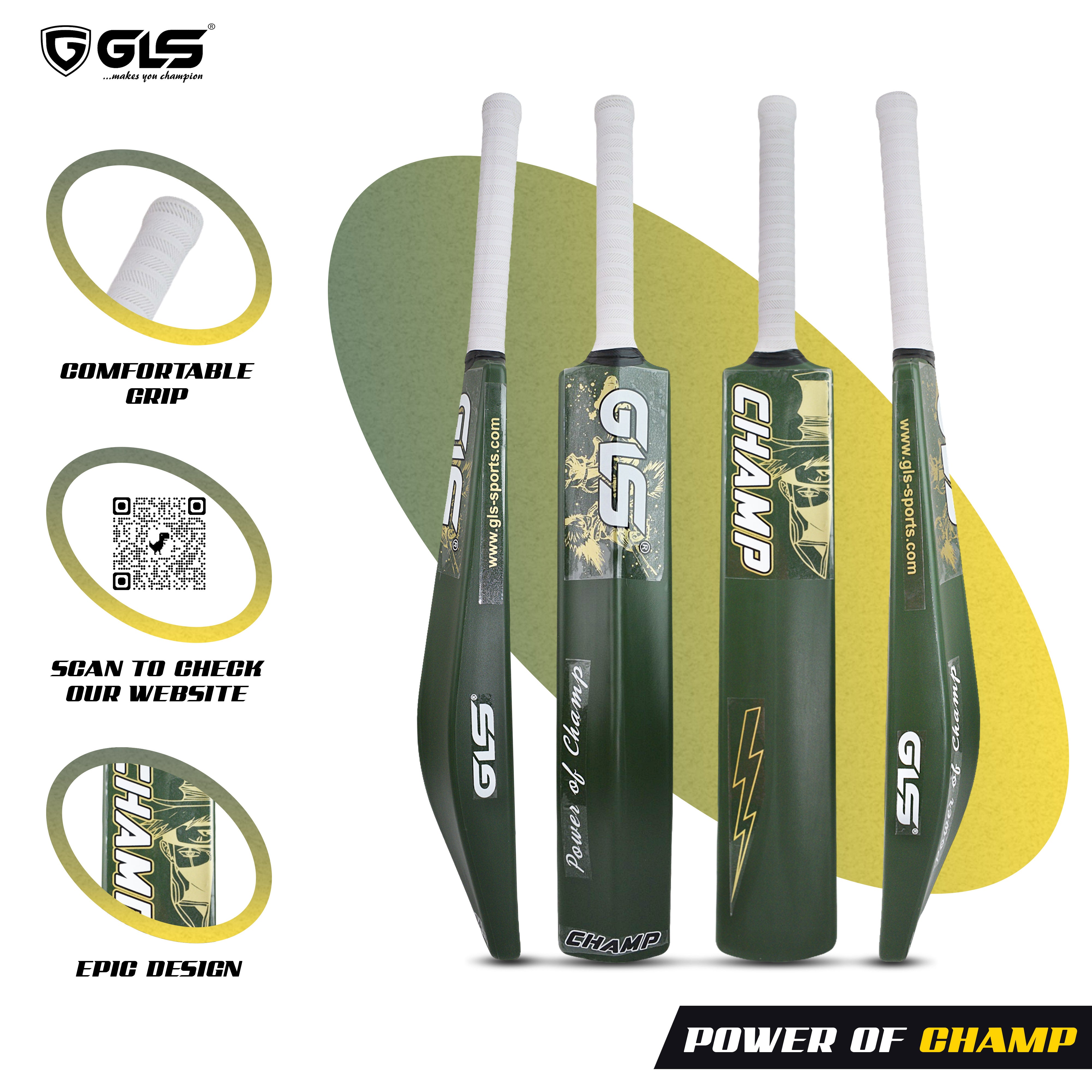 GLS Phantom Military Plastic Bat