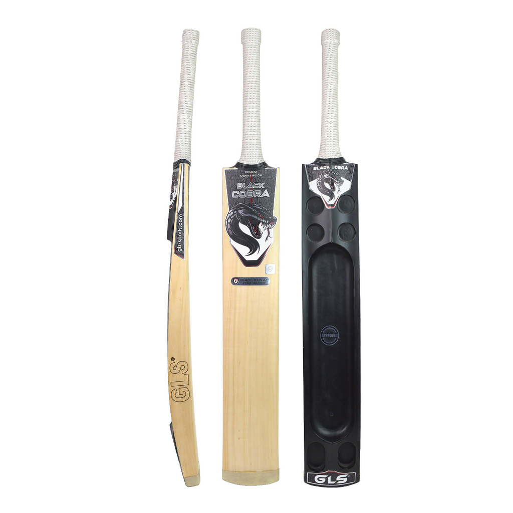 GLS Black Cobra 2.0 Kashmir Willow Scoop Bat For Hard Tennis Ball