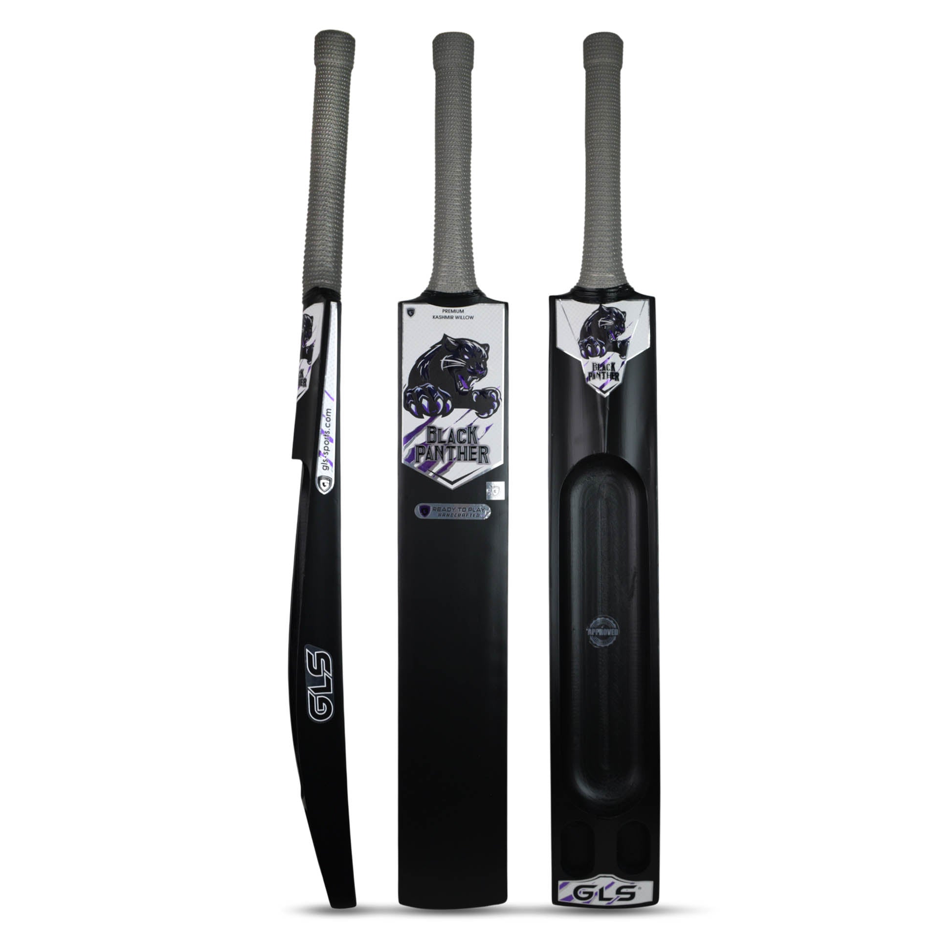 GLS Black Panther Kashmir Willow Scoop Bat For Hard Tennis Ball