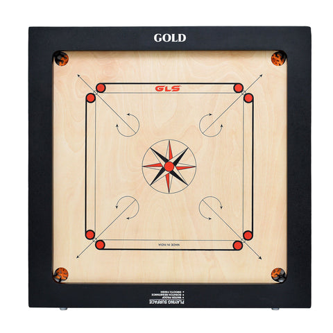 GLS Gold Carrom Board