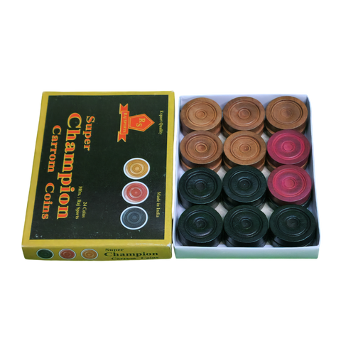 GLS Super Champion Carrom Coin Set